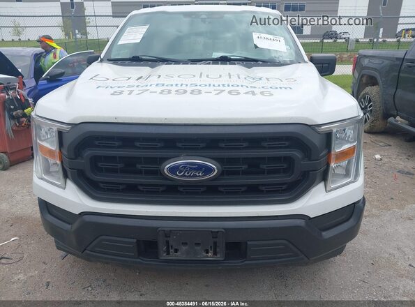 1FTEW1CP8MFA92612 2021 FORD F150 White Widok zestawu wskaźników