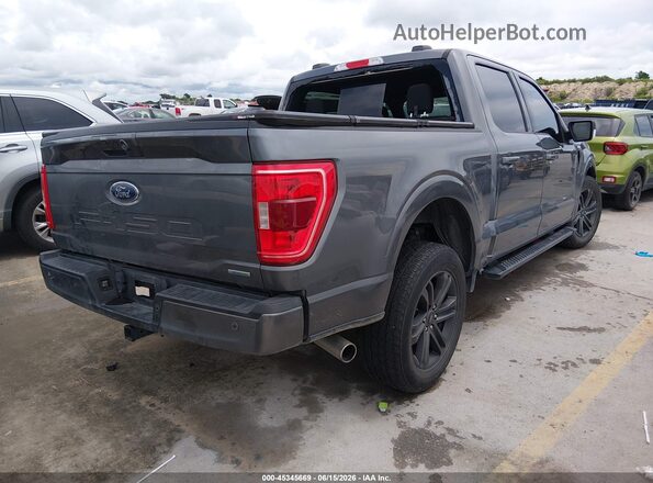 1FTEW1CP8NFC08974 2022 FORD F150 Gray Հետևի աջ