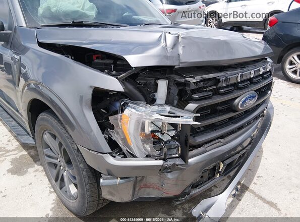 1FTEW1CP8NFC08974 2022 FORD F150 Gray Դիմացի տեսք