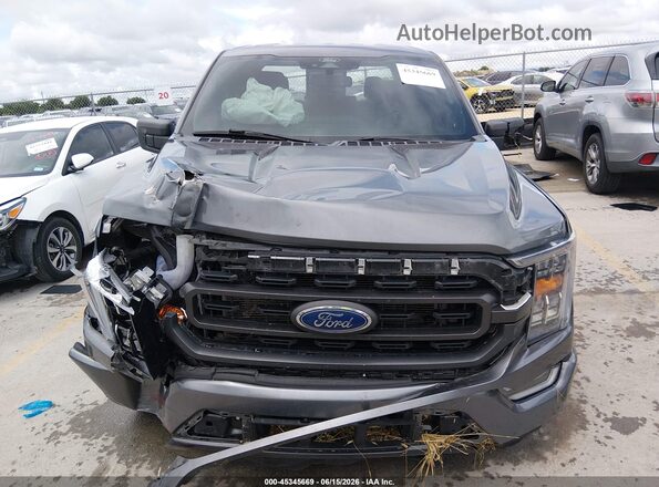 1FTEW1CP8NFC08974 2022 FORD F150 Gray Սալոնի հետևի տեսք