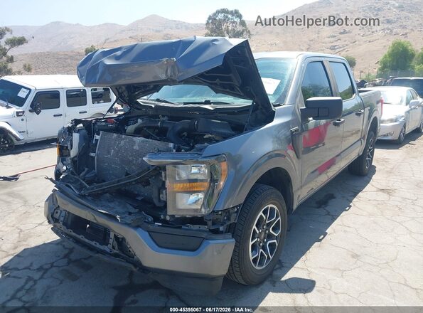 1FTEW1CP8PKD79413 2023 FORD F150 Gray Przód lewy