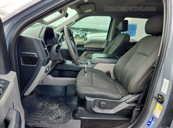 1FTEW1CP9KKD03370 2019 FORD F150 Gray წინა სალონის ხედი