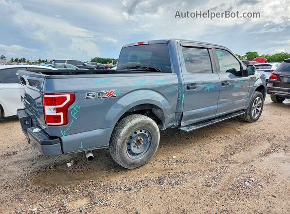1FTEW1CP9KKD03370 2019 FORD F150 Gray უკანა მარჯვენა