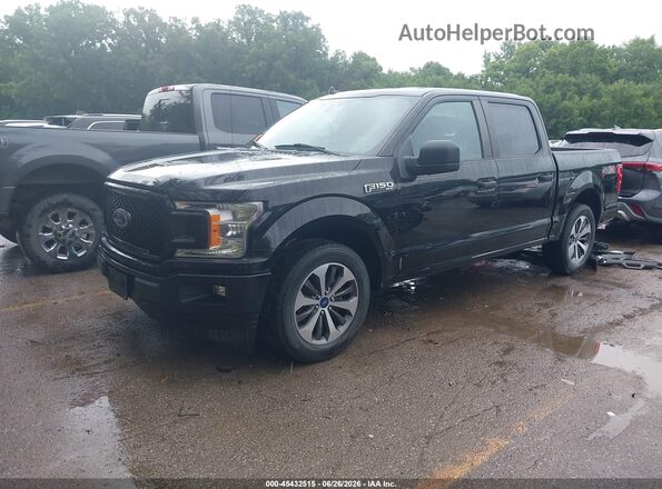 1FTEW1CP9LKF17910 2020 FORD F150 Black Front left
