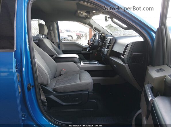 1FTEW1CP9LKF46131 2020 FORD F150 Blue Widok wnętrza z przodu