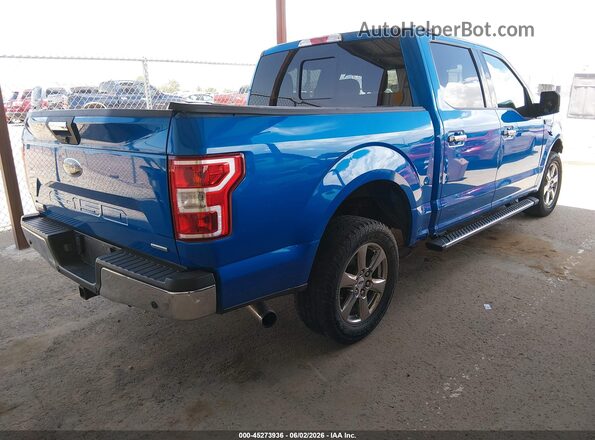 1FTEW1CP9LKF46131 2020 FORD F150 Blue Tył prawy