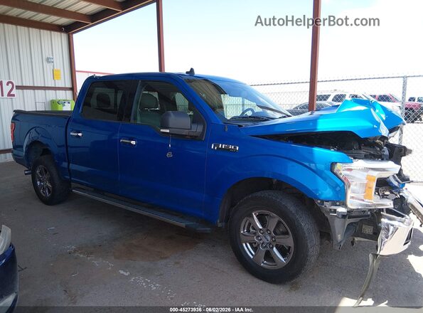 1FTEW1CP9LKF46131 2020 FORD F150 Blue Widok wnętrza 360 stopni