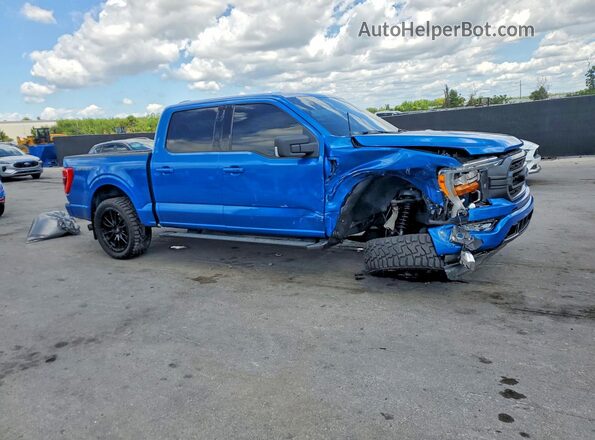 1FTEW1CP9MFA56959 2021 FORD F150 Blue 