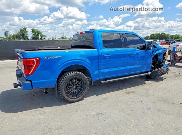 1FTEW1CP9MFA56959 2021 FORD F150 Blue 