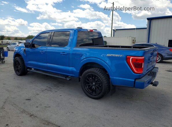1FTEW1CP9MFA56959 2021 FORD F150 Blue 
