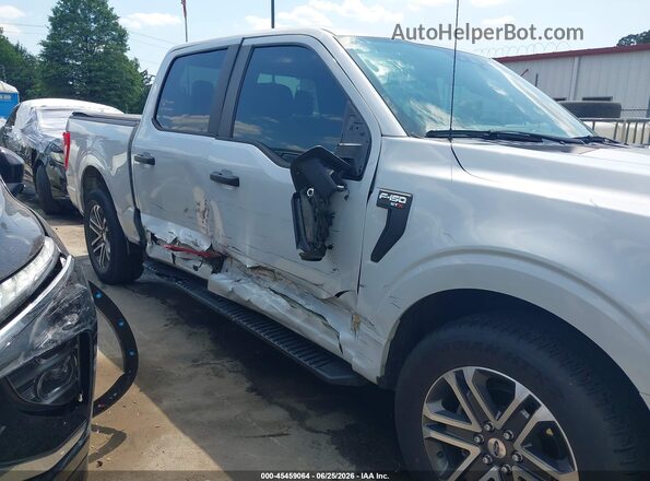 1FTEW1CP9MKD89007 2021 FORD F150 Silver Դիմացի տեսք