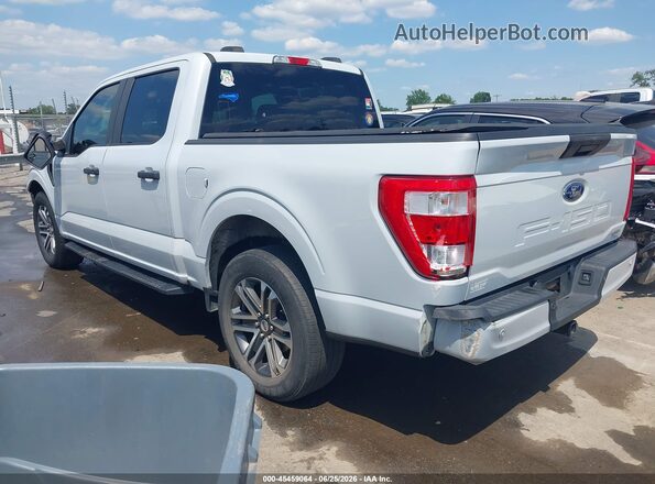 1FTEW1CP9MKD89007 2021 FORD F150 Silver Հետևի ձախ