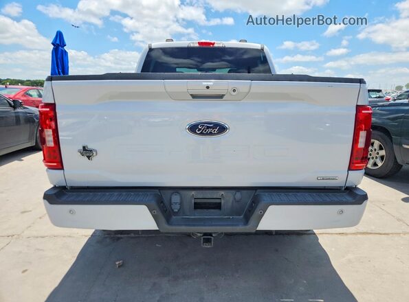 1FTEW1CP9MKE74462 2021 FORD F150 White Հետևի տեսք