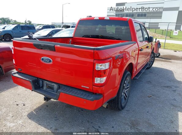 1FTEW1CP9NKD08671 2022 FORD F150 Red Tył prawy