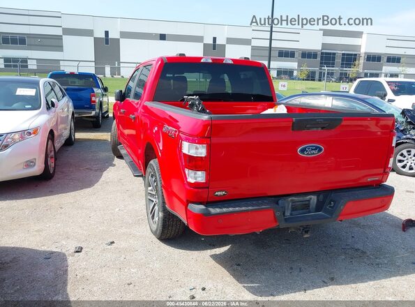1FTEW1CP9NKD08671 2022 FORD F150 Red Tył lewy