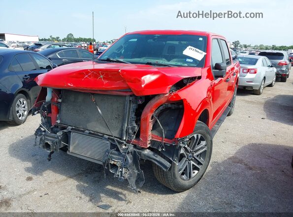 1FTEW1CP9NKD08671 2022 FORD F150 Red Przód lewy