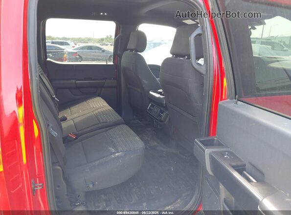 1FTEW1CP9NKD08671 2022 FORD F150 Red Widok naklejki z numerem VIN