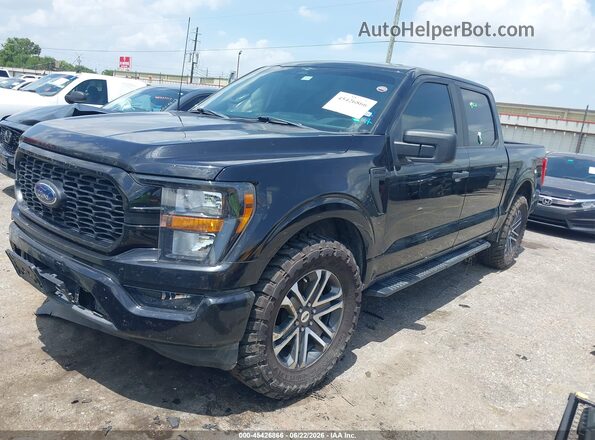 1FTEW1CP9PKD07748 2023 FORD F150 Черный Передняя левая четверть