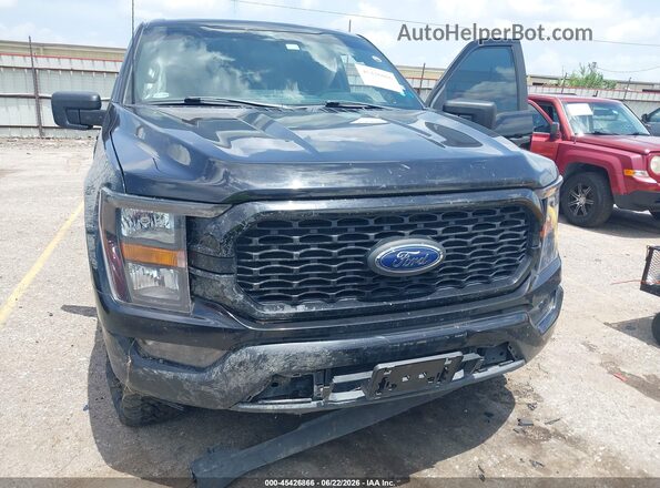 1FTEW1CP9PKD07748 2023 FORD F150 Черный Вид спереди