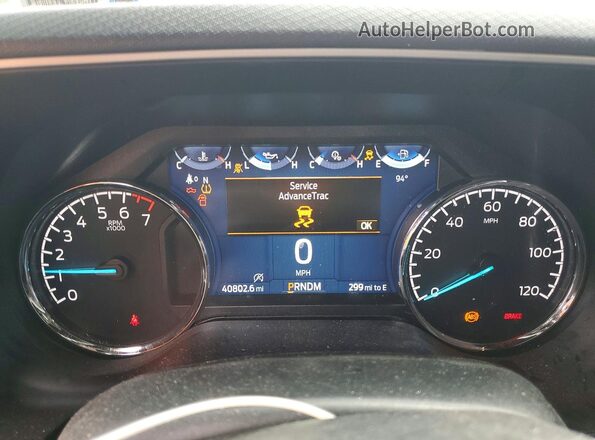 1FTEW1CP9PKG24090 2023 FORD F150 Gray Սարքավորումների վահանակի տեսք