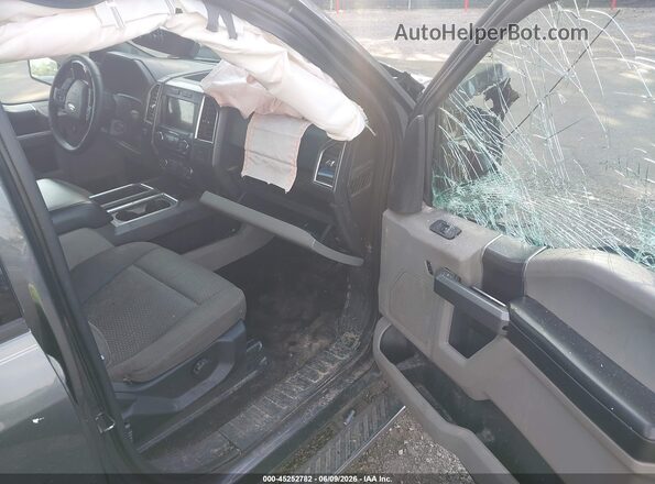 1FTEW1CPXHFA57317 2017 FORD F150 Gray Front interior view
