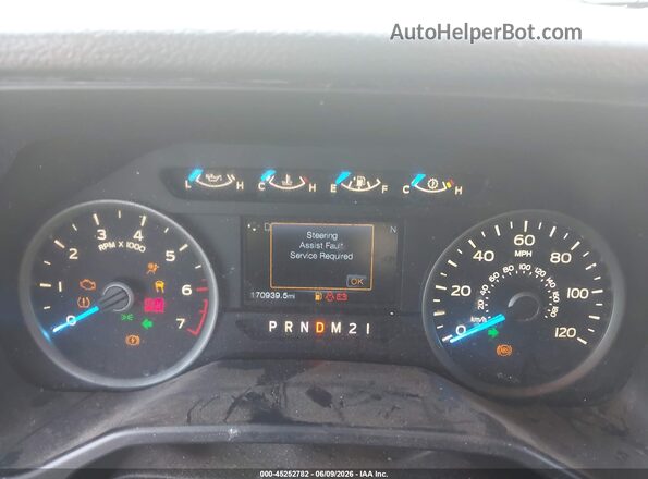 1FTEW1CPXHFA57317 2017 FORD F150 Gray Rear seats view