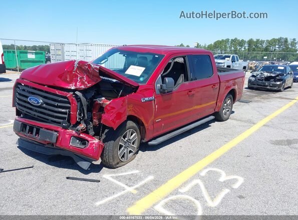 1FTEW1CPXHFC49336 2017 FORD F150 Red 
