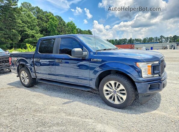 1FTEW1CPXJFD36403 2018 FORD F150 Blue Przód prawy