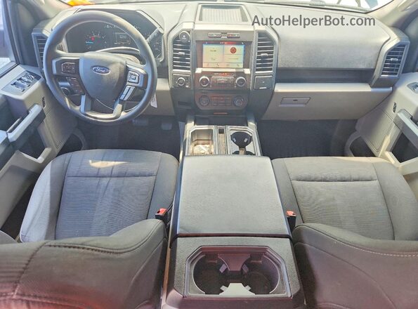 1FTEW1CPXJFD36403 2018 FORD F150 Blue Widok deski rozdzielczej