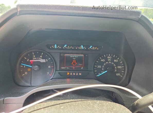 1FTEW1CPXJFD36403 2018 FORD F150 Blue Widok zestawu wskaźników