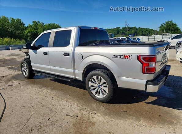 1FTEW1CPXJFE64477 2018 FORD F150 Silver 
