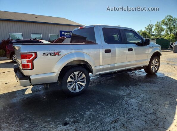 1FTEW1CPXJFE64477 2018 FORD F150 Silver 