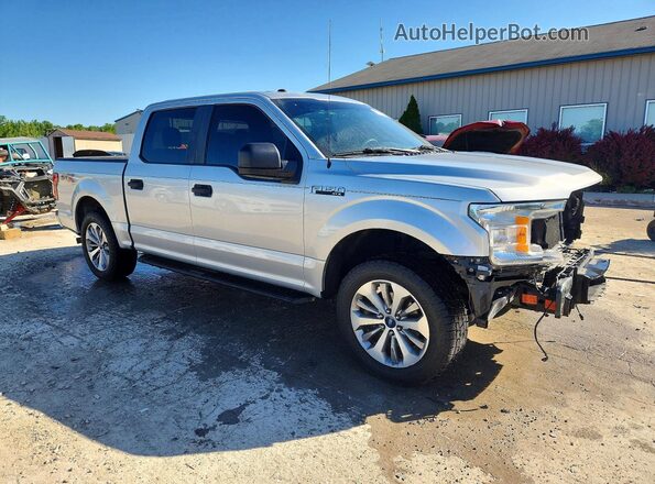 1FTEW1CPXJFE64477 2018 FORD F150 Silver 