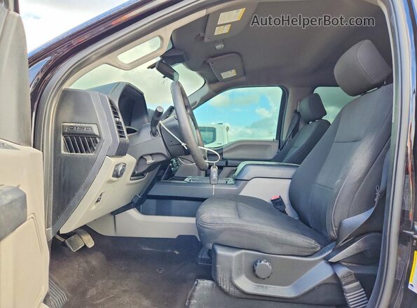 1FTEW1CPXKKC30221 2019 FORD F150 Black Front interior view