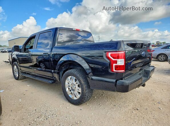 1FTEW1CPXKKC30221 2019 FORD F150 Black Rear left