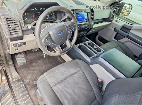 1FTEW1CPXKKC30221 2019 FORD F150 Black Dashboard view