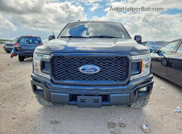 1FTEW1CPXKKC30221 2019 FORD F150 Black Front view