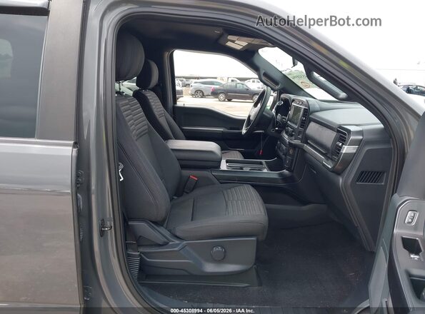 1FTEW1CPXMKD21833 2021 FORD F150 Gray წინა სალონის ხედი