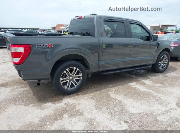 1FTEW1CPXMKD21833 2021 FORD F150 Gray უკანა მარჯვენა