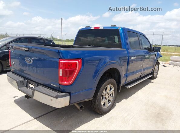 1FTEW1CPXNKD38830 2022 FORD F150 Синий Задняя правая четверть