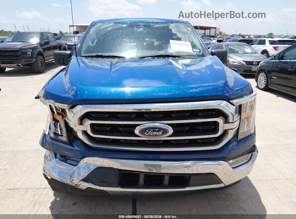 1FTEW1CPXNKD38830 2022 FORD F150 Синий Вид щитка приборов