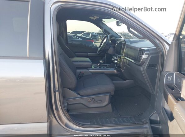 1FTEW1CPXPFC17372 2023 FORD F150 Gray Front interior view