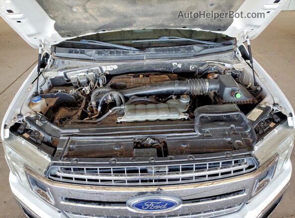1FTEW1E11KFC87747 2019 FORD F150 White Вид задньої частини салону