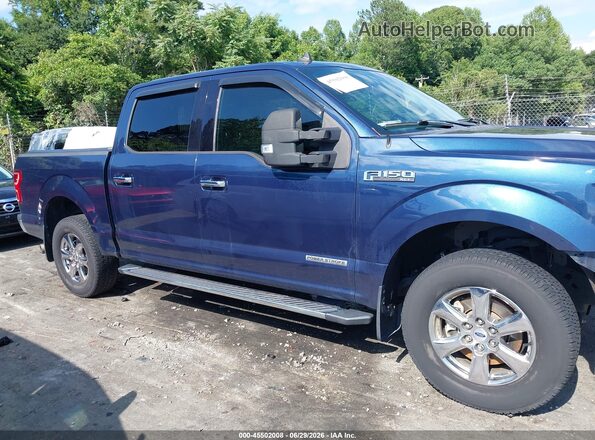 1FTEW1E19KFC76043 2019 FORD F150 Blue Панорамний вид салону 360°