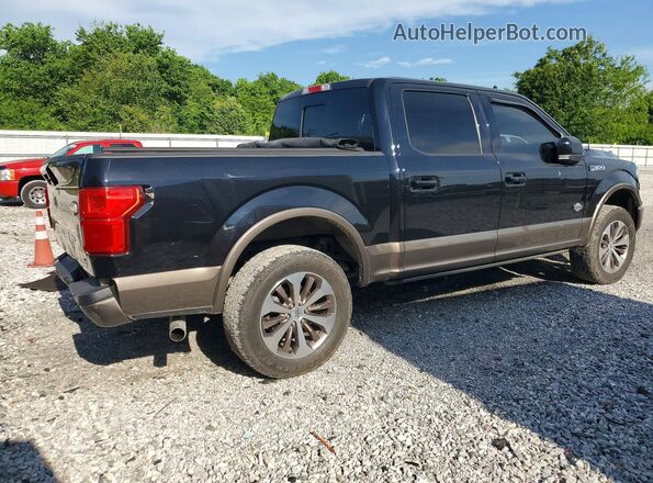1FTEW1E40KFB04381 2019 FORD F150 Black Rear right