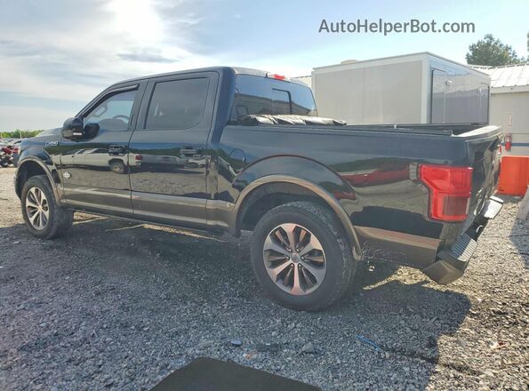 1FTEW1E40KFB04381 2019 FORD F150 Black Rear left