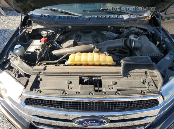 1FTEW1E40KFB04381 2019 FORD F150 Black Rear interior view