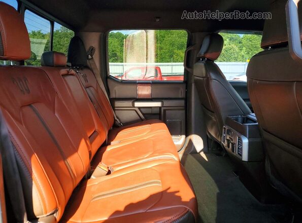 1FTEW1E40KFB04381 2019 FORD F150 Black Rear seats view
