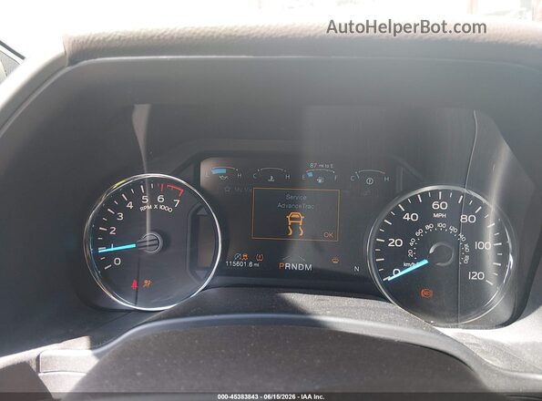 1FTEW1E40KFD45101 2019 FORD F150 White Vista de los asientos traseros