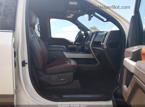 1FTEW1E40KFD45101 2019 FORD F150 White Vista interior delantera